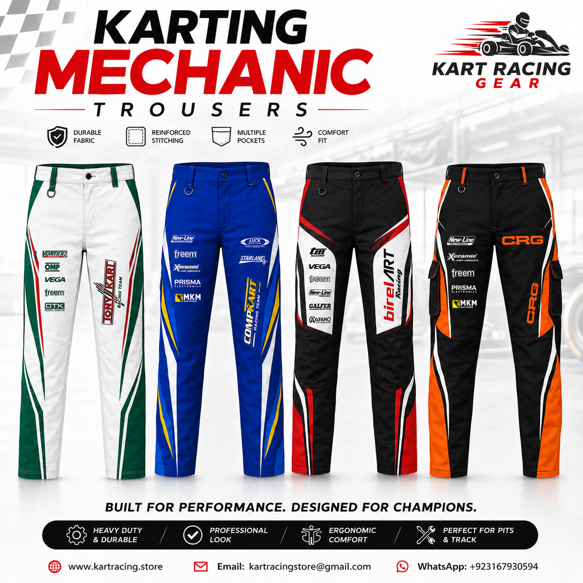 Karting Mechanic Trousers