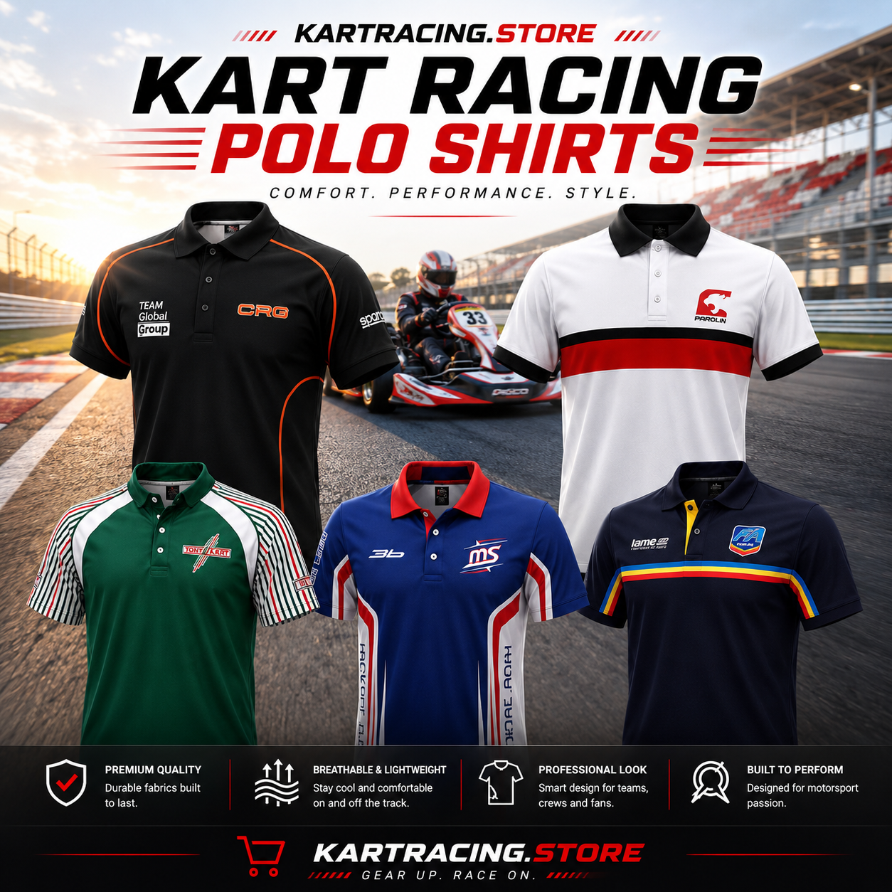 Karting Polo-Shirt