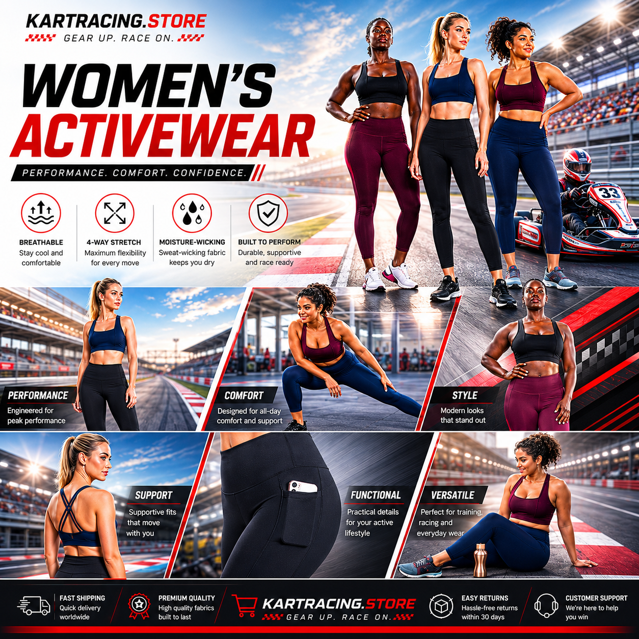 Sports Leggings Set