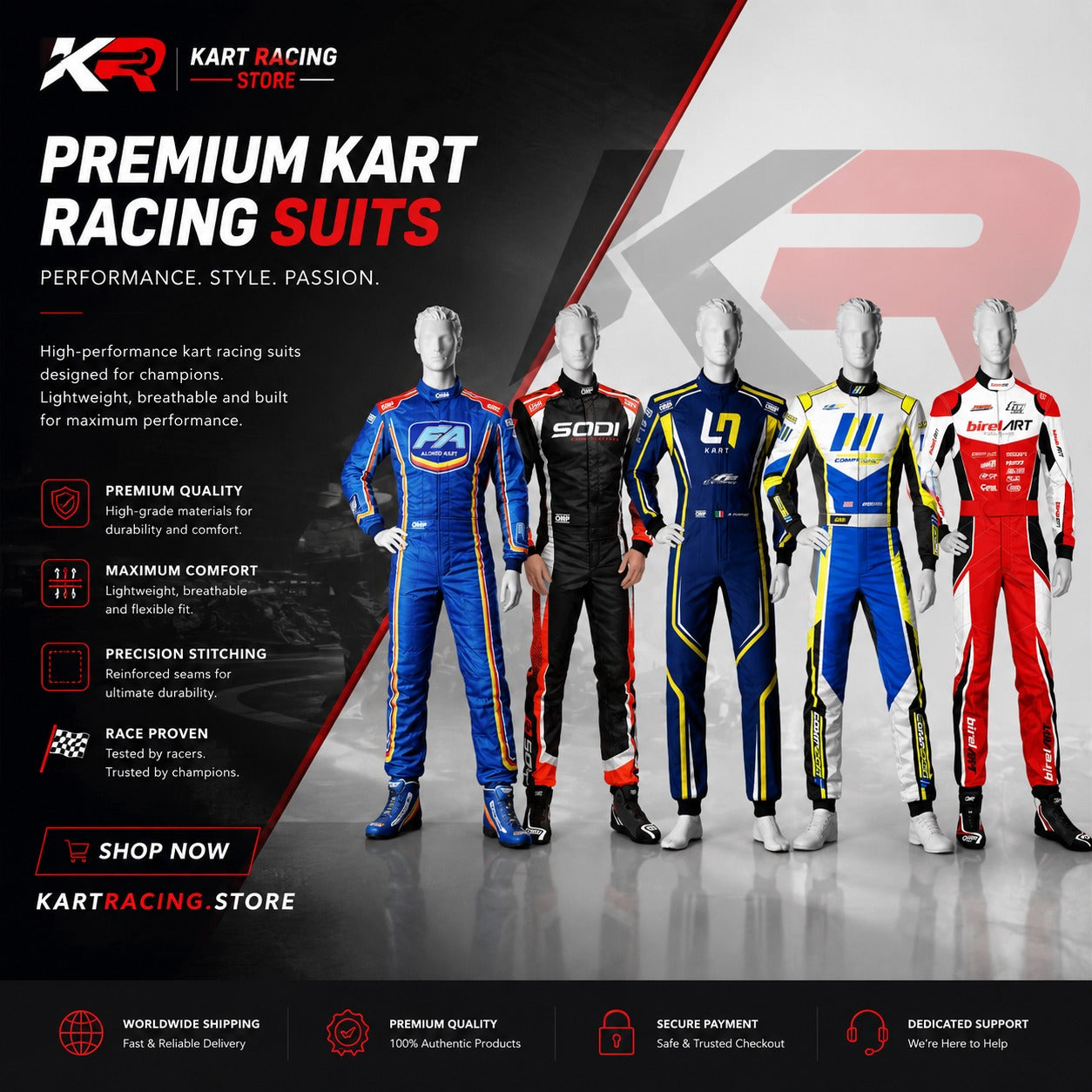 Kart Racing Custom Suit