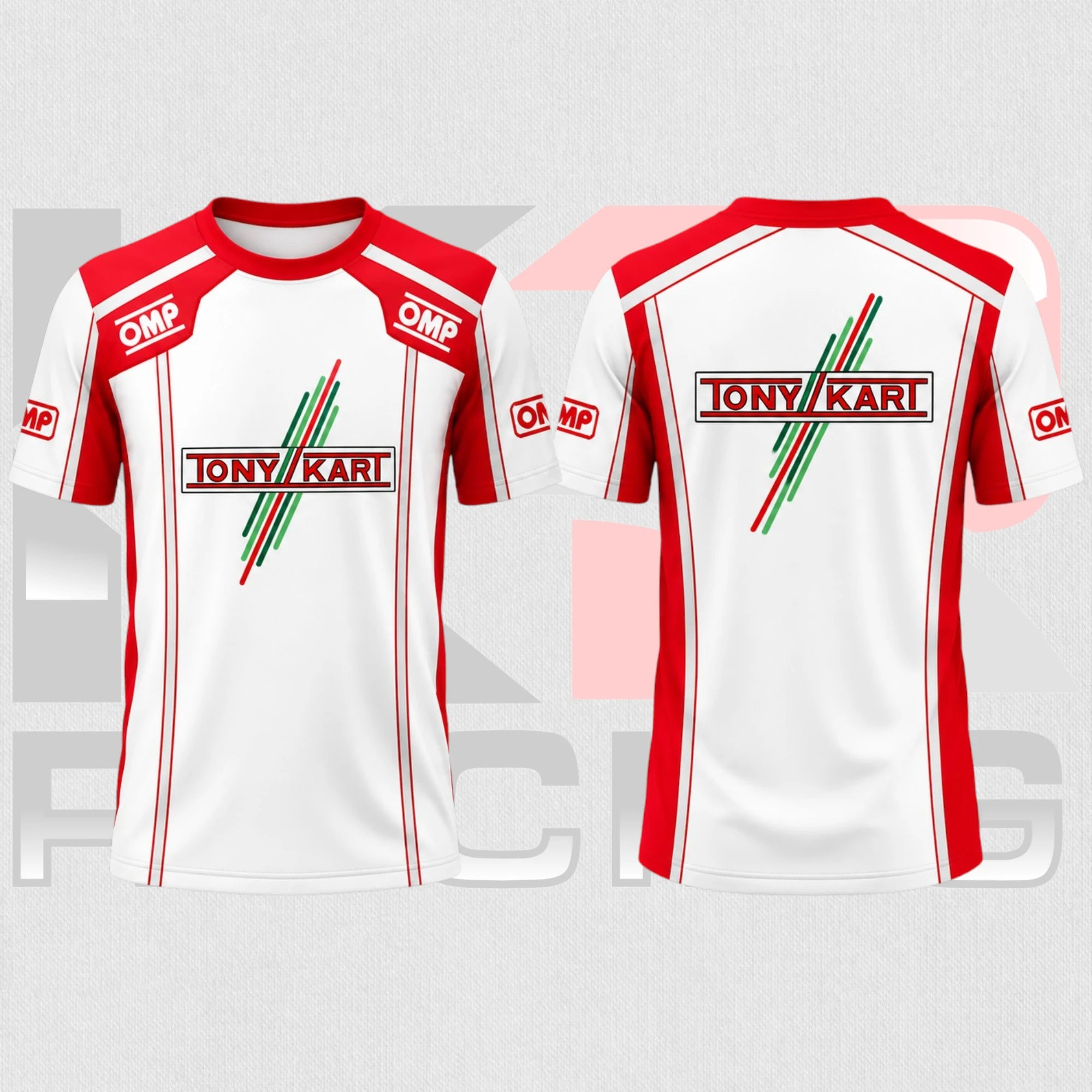 Tony Kart OMP Red Racing Performance T-Shirt