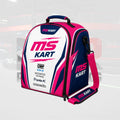 MS KART Pink Blue Racing Helmet Bag