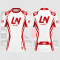 LN Kart Pro Performance Tee Red & White