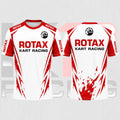 ROTAX White & Red Karting Jersey