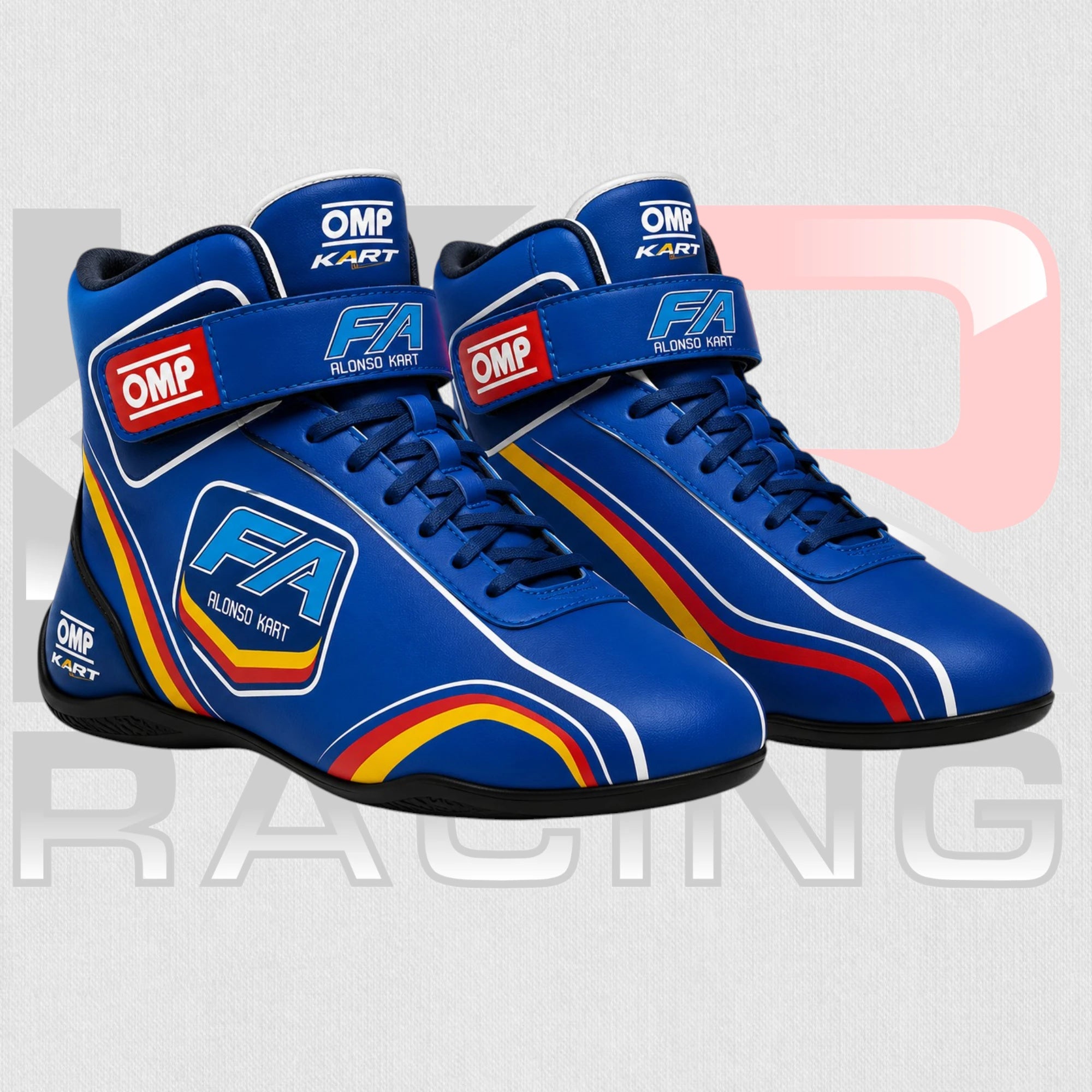 2026 OMP FA Alonso Kart Racing Shoes – Blue