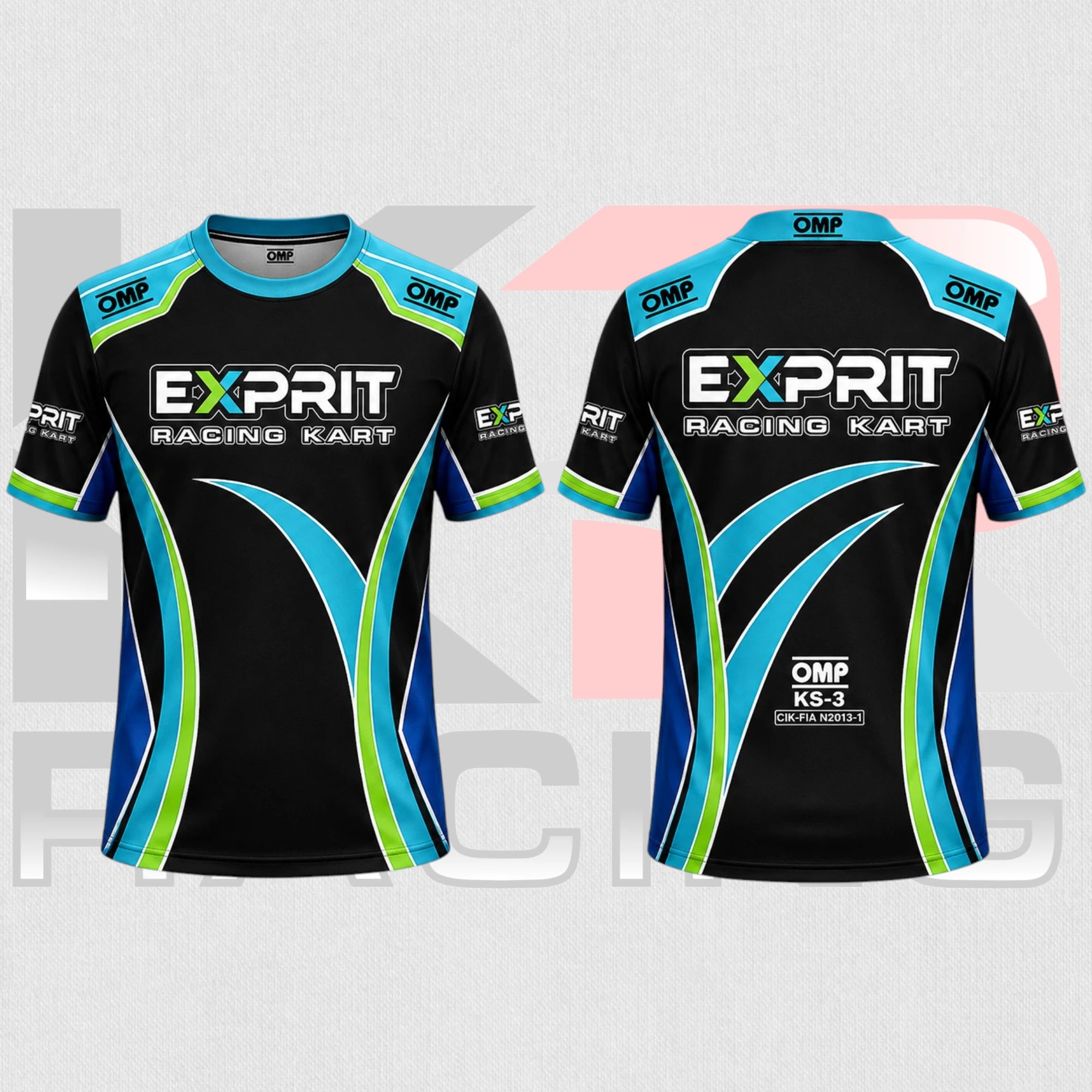 OMP EXPRIT Performance Kart Racing Tee