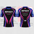 Top-Kart V20 Neon Speed T-Shirt Pink - Black