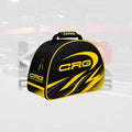 CRG Racing Helmet Bag – Black & Yellow Performance Edition