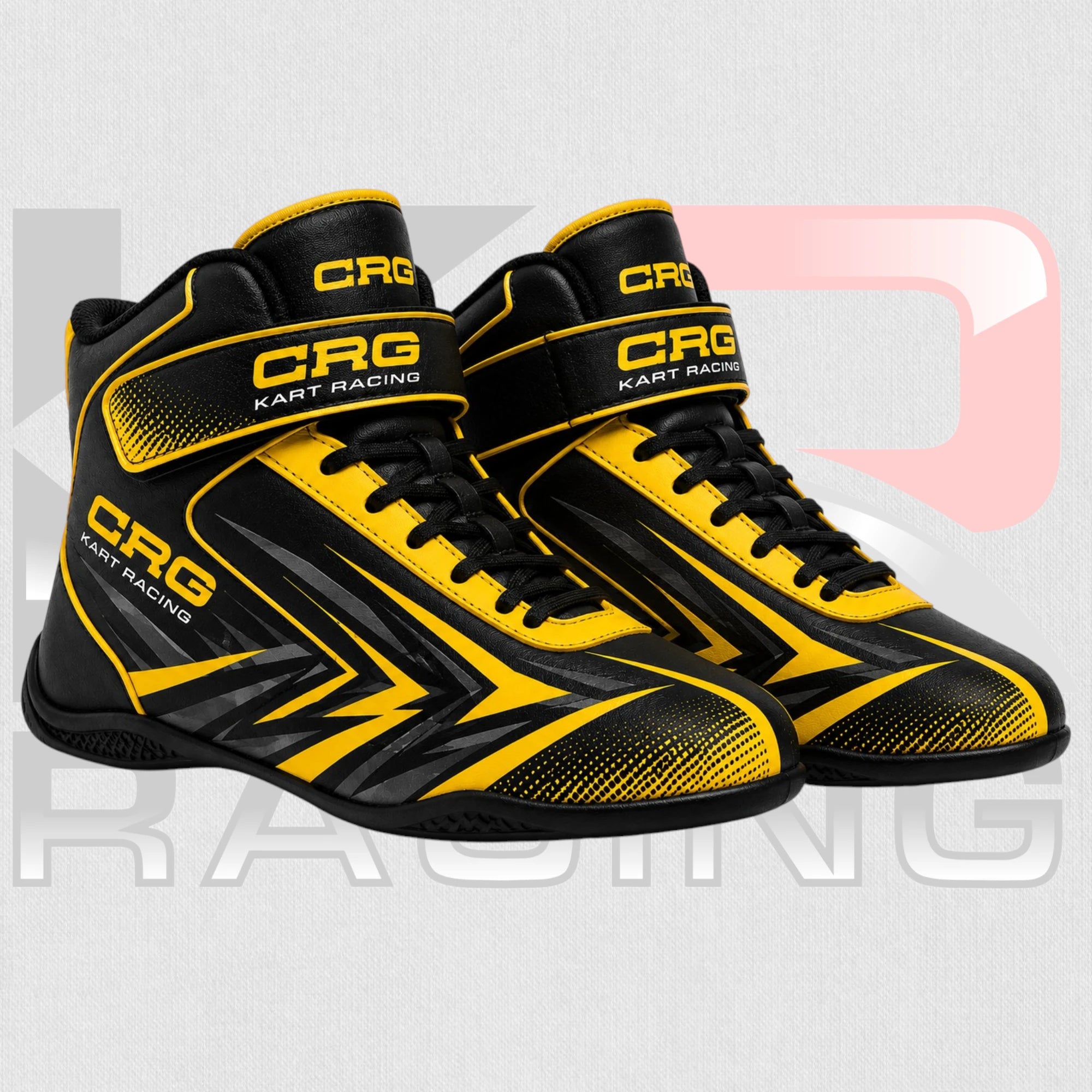 2026 New CRG Kart Racing Boot – Black/Yellow