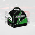 Tony Kart Premium Helmet Carry Bag – White & Green & Black Edition