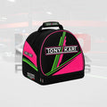 TONY KART Premium Helmet Bag – Green/Pink Performance Design