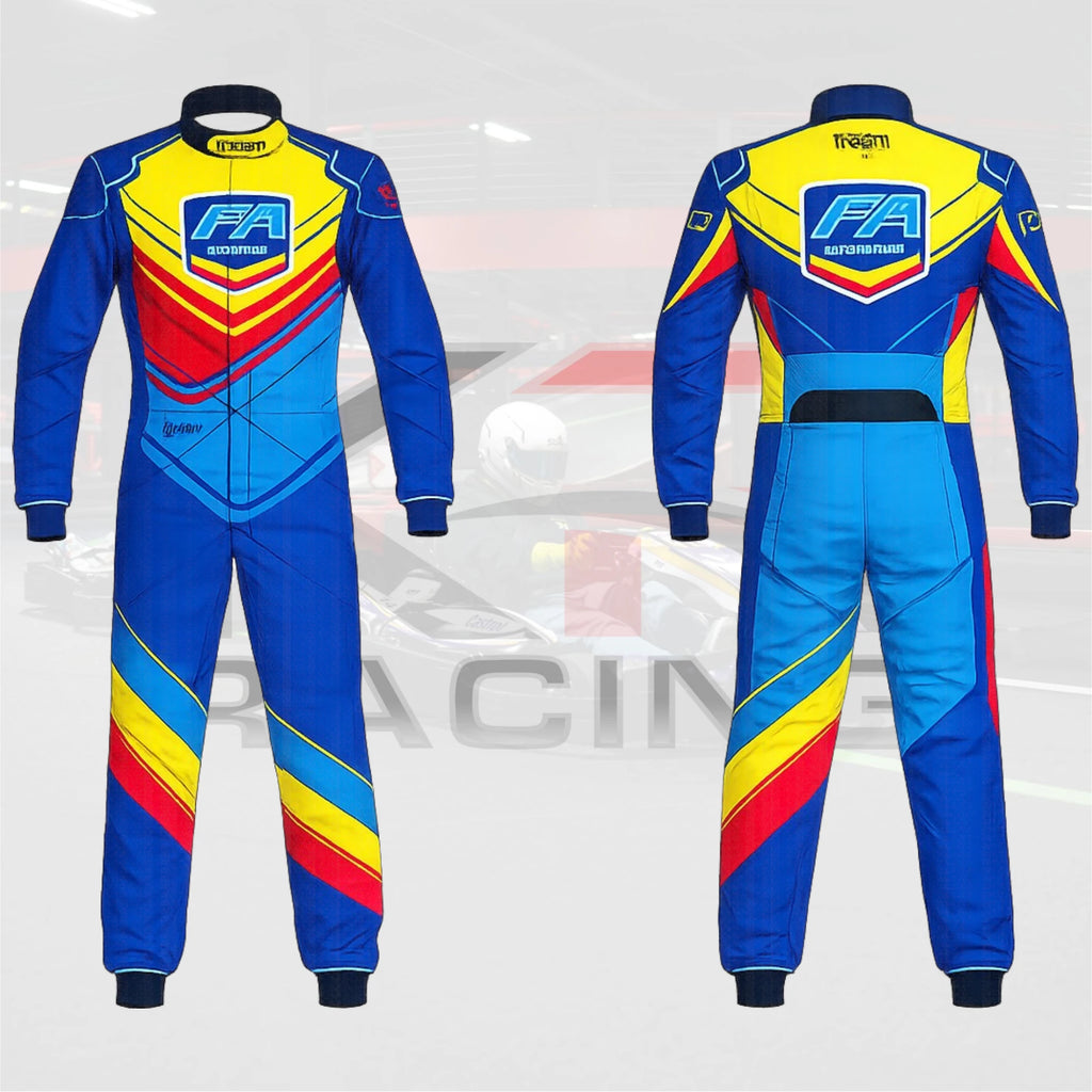 OMP FA Kart Racing Suit 2024 Blue