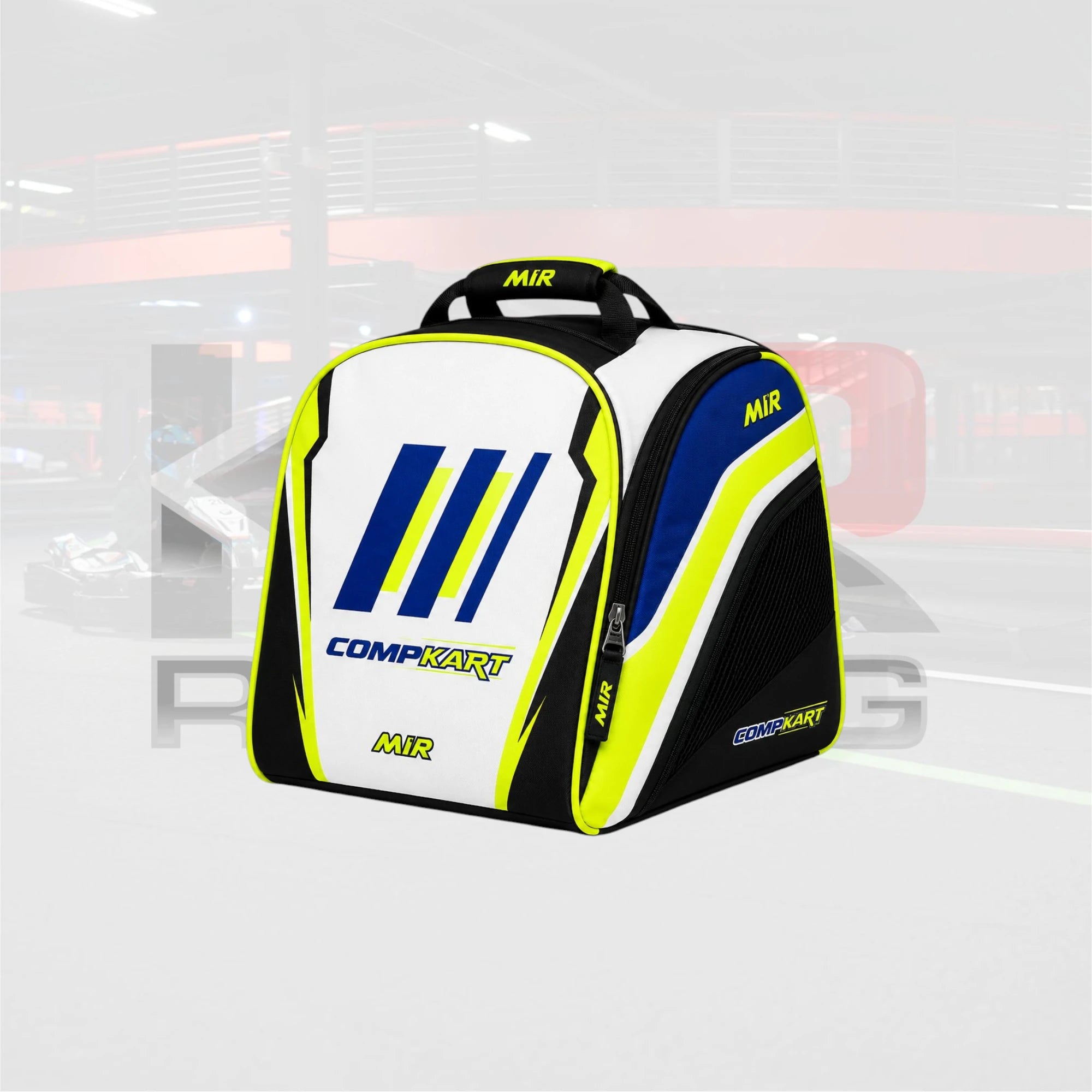 CompKart MIR Racing Helmet Bag Blue White Black