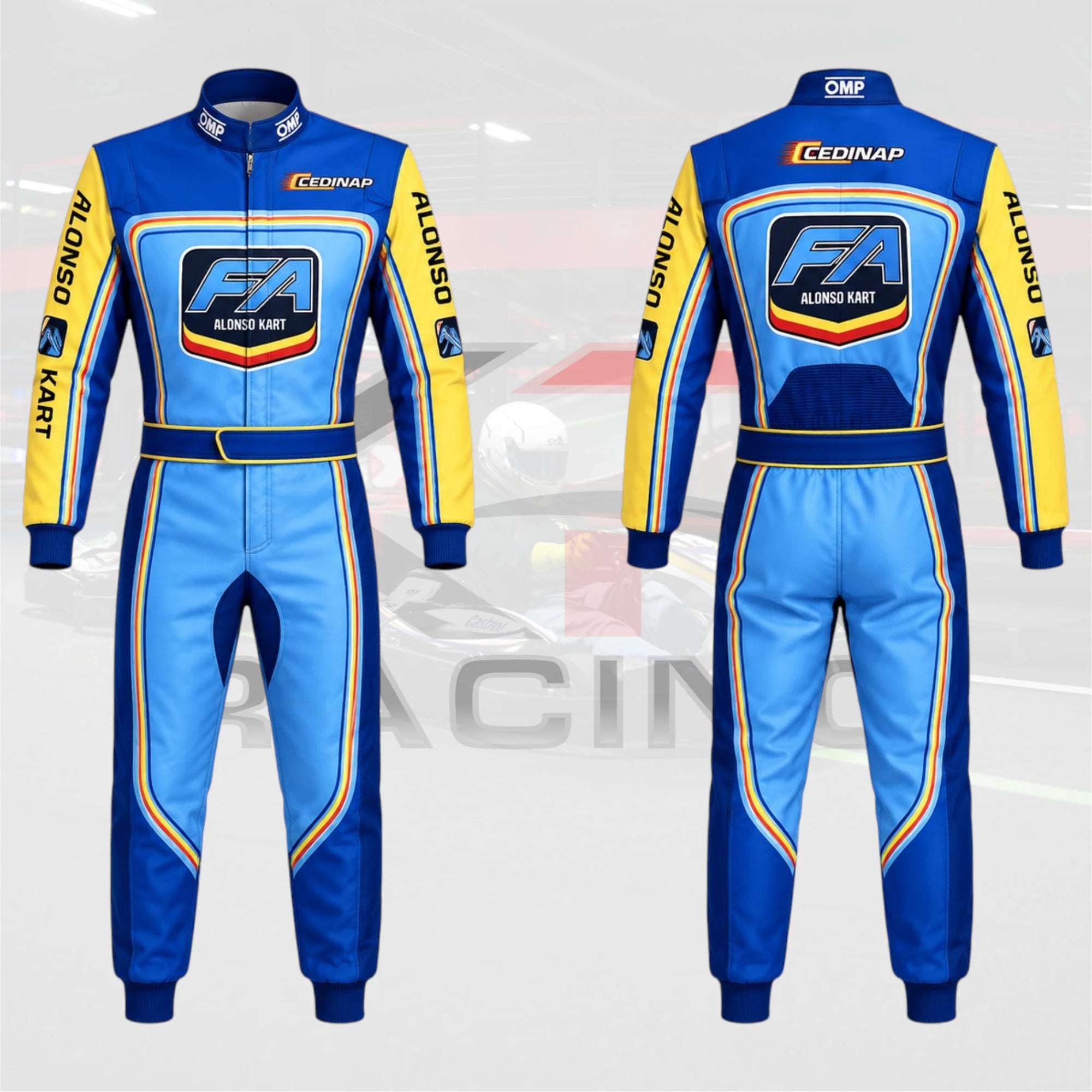 2026 New FA Alonso Kart Racing Pro Suit