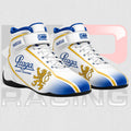 Praga OMP Kart Racing Shoes – Blue & Gold Edition