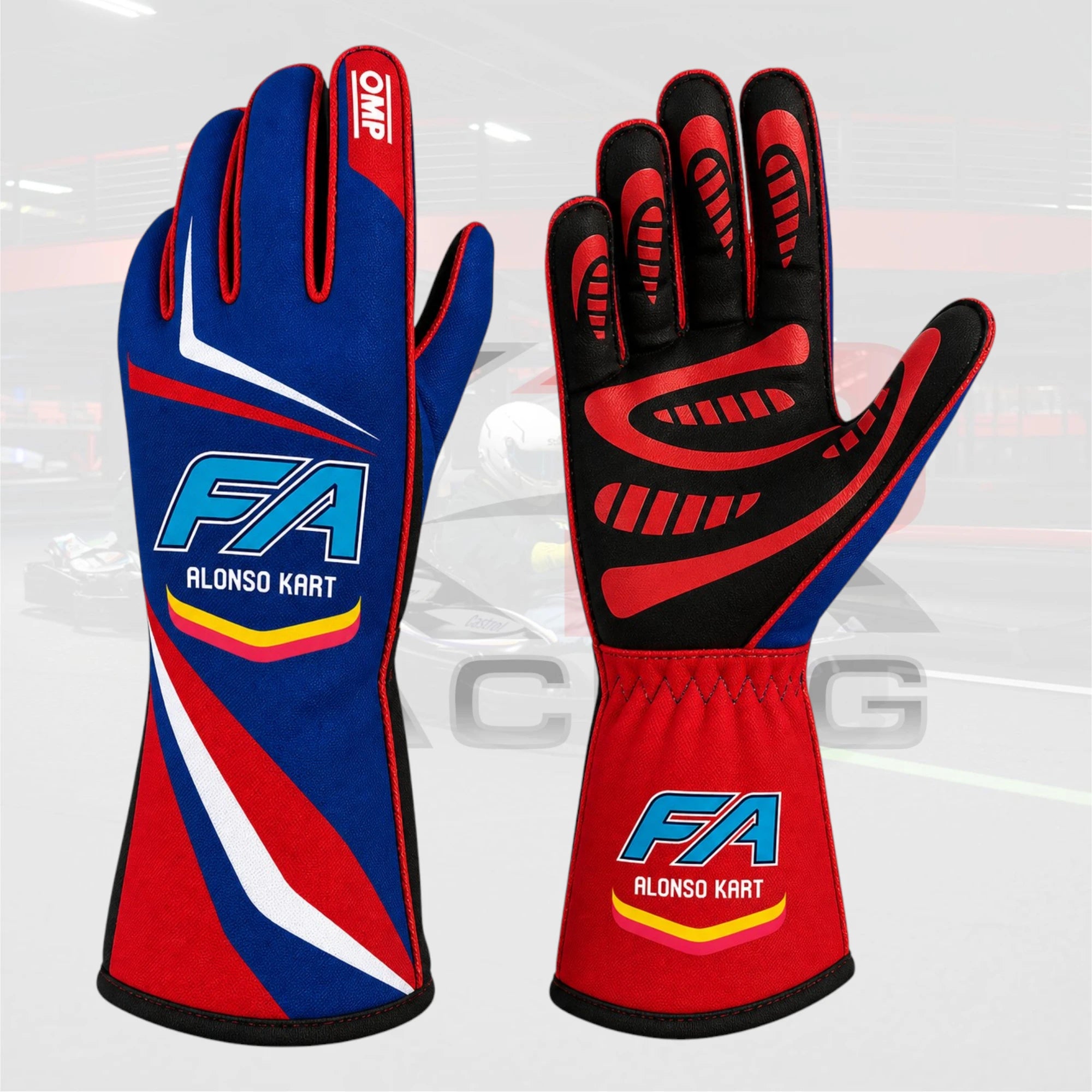OMP FA Speed Control Kart Racing Gloves