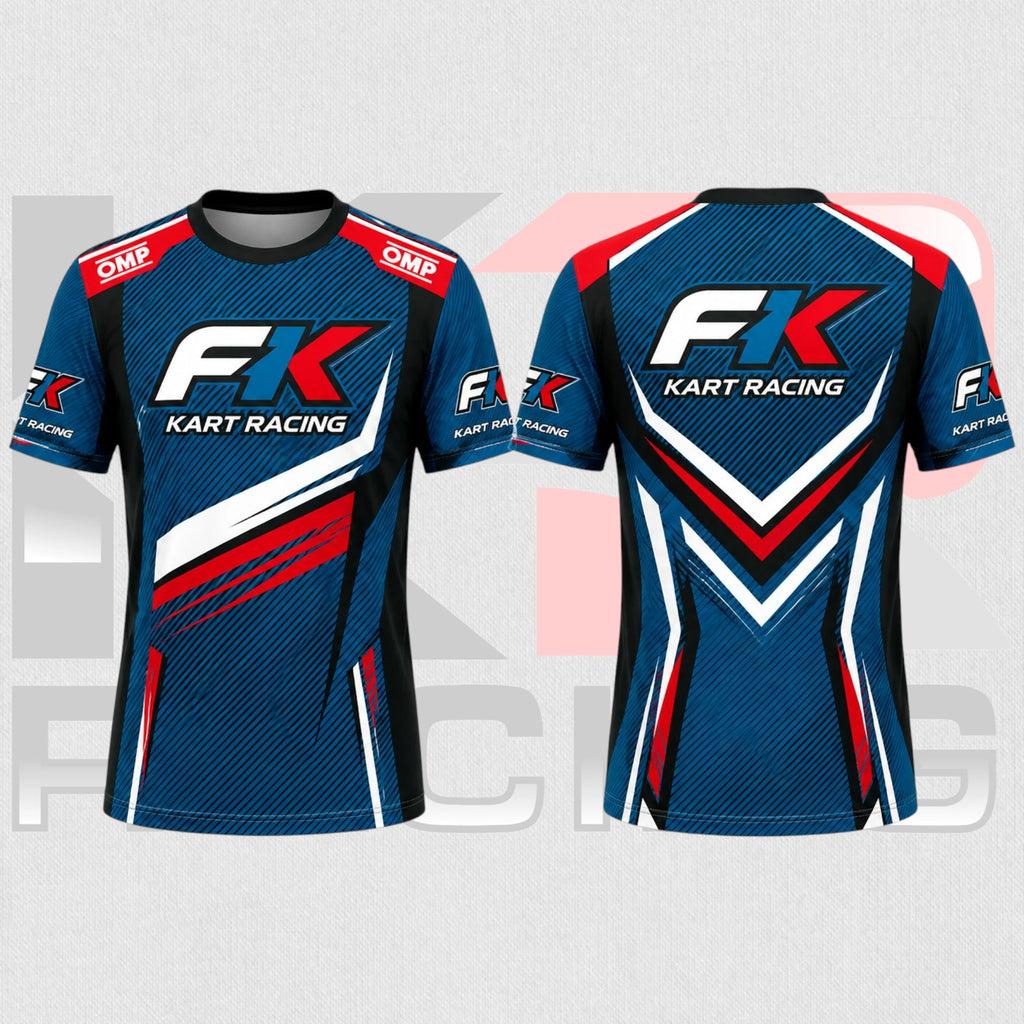 2025 FK OMP Style Karting T-Shirt