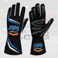 FA Alonso Kart Racing Gloves – Black Blue White