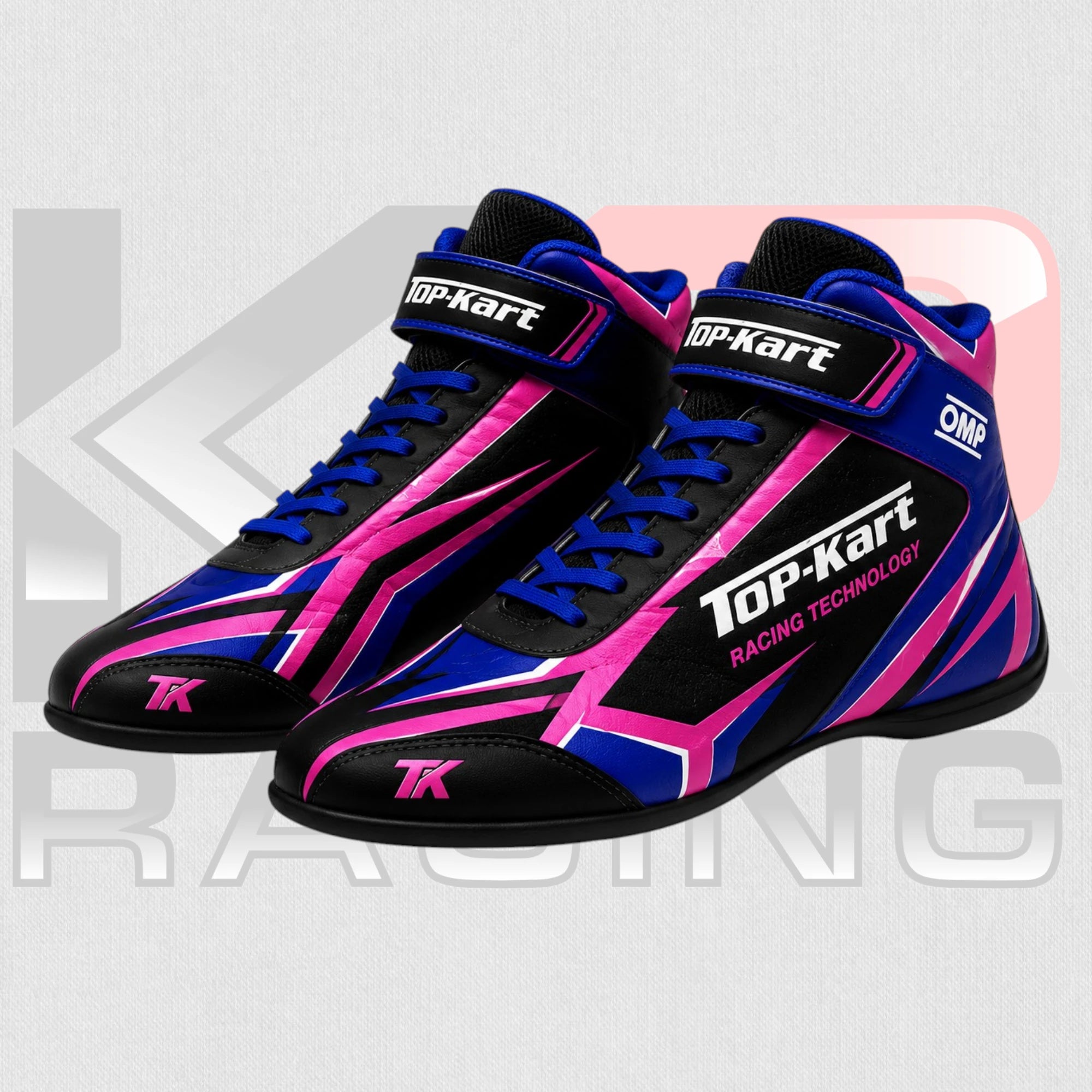 Top-Kart Pink & Blue Kart Racing Shoes