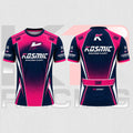 Kosmic Pink Navy Racing Performance T-Shirt
