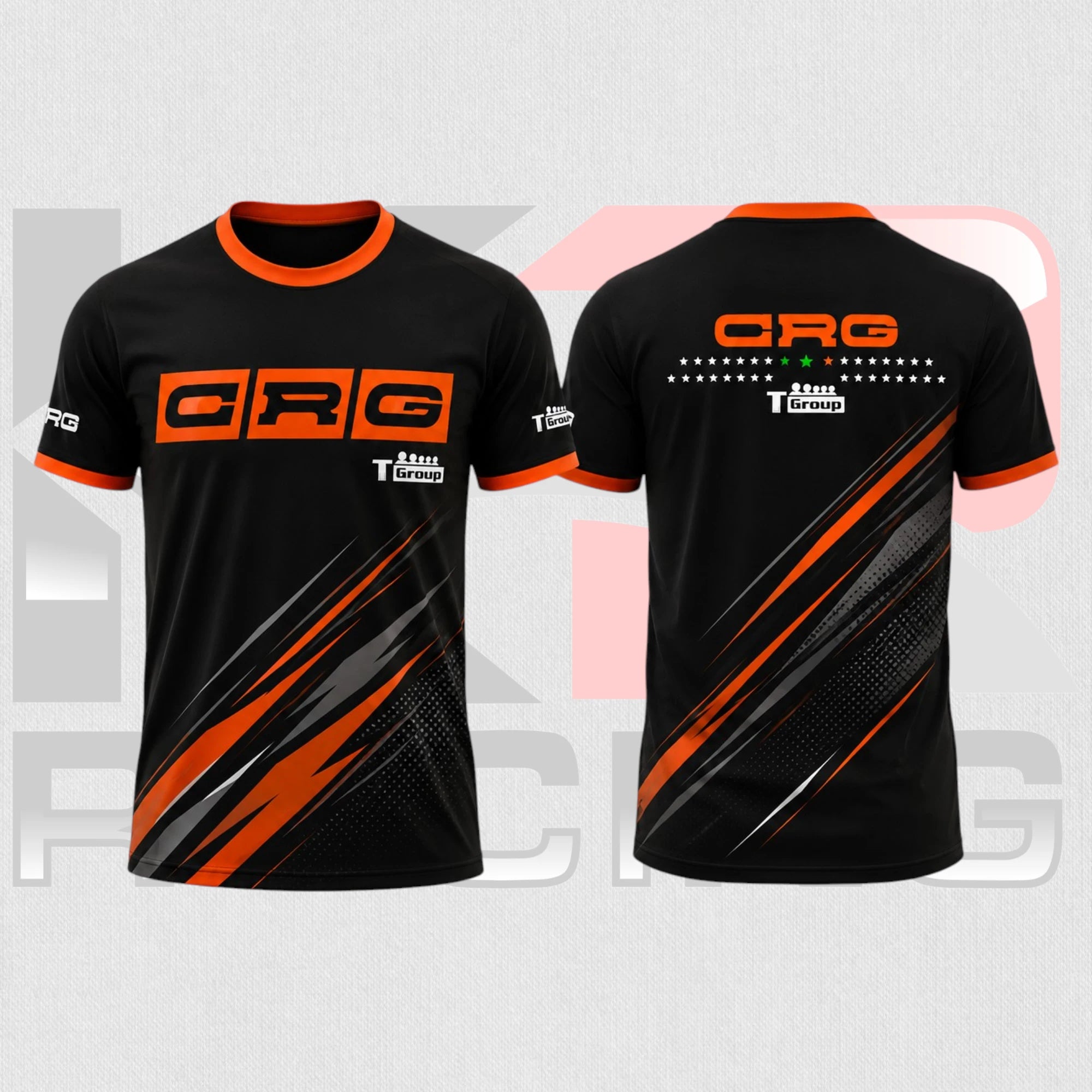 CRG Black Orange Racing Team T-Shirt