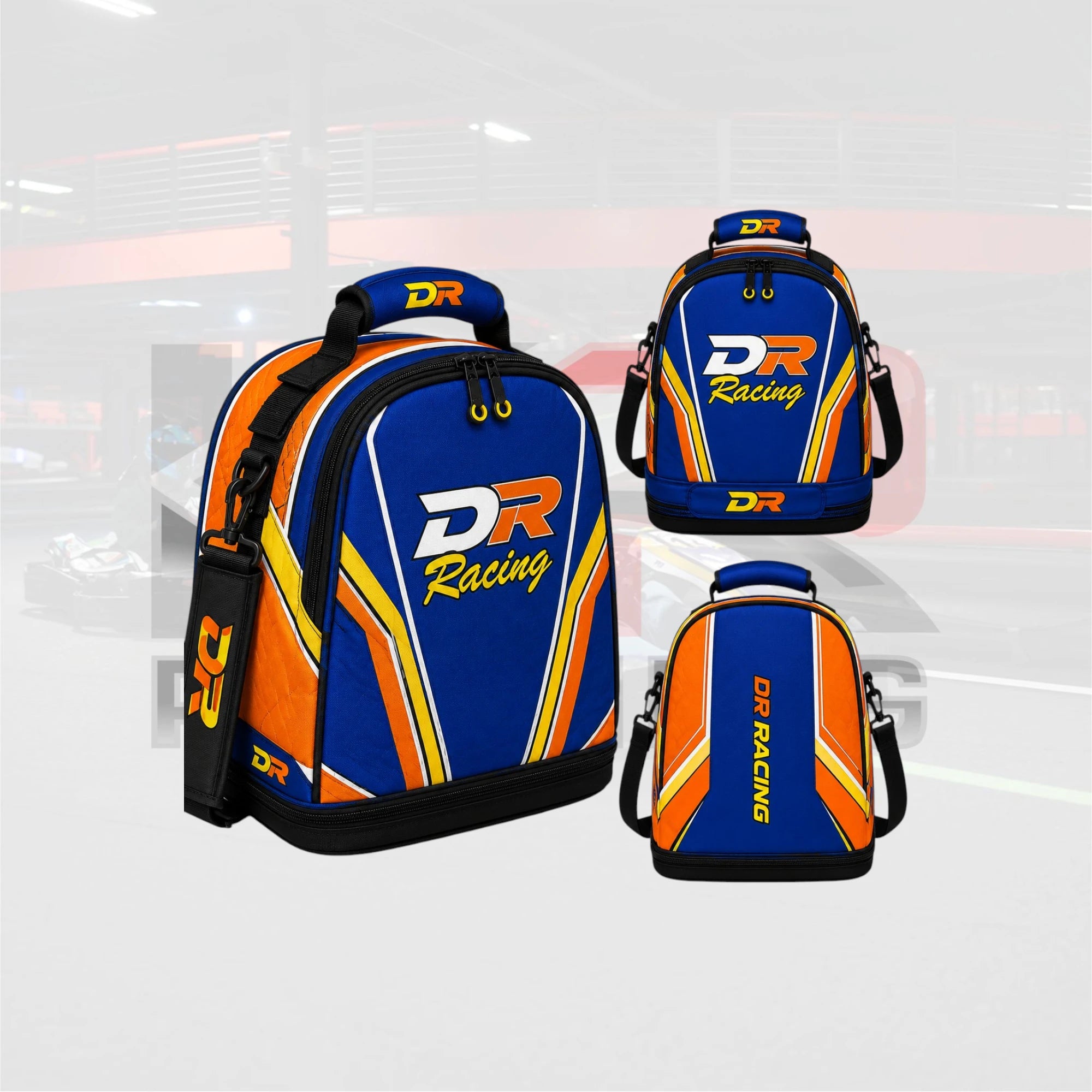 2026 DR kart Pro Helmet Bag – Red Black Edition