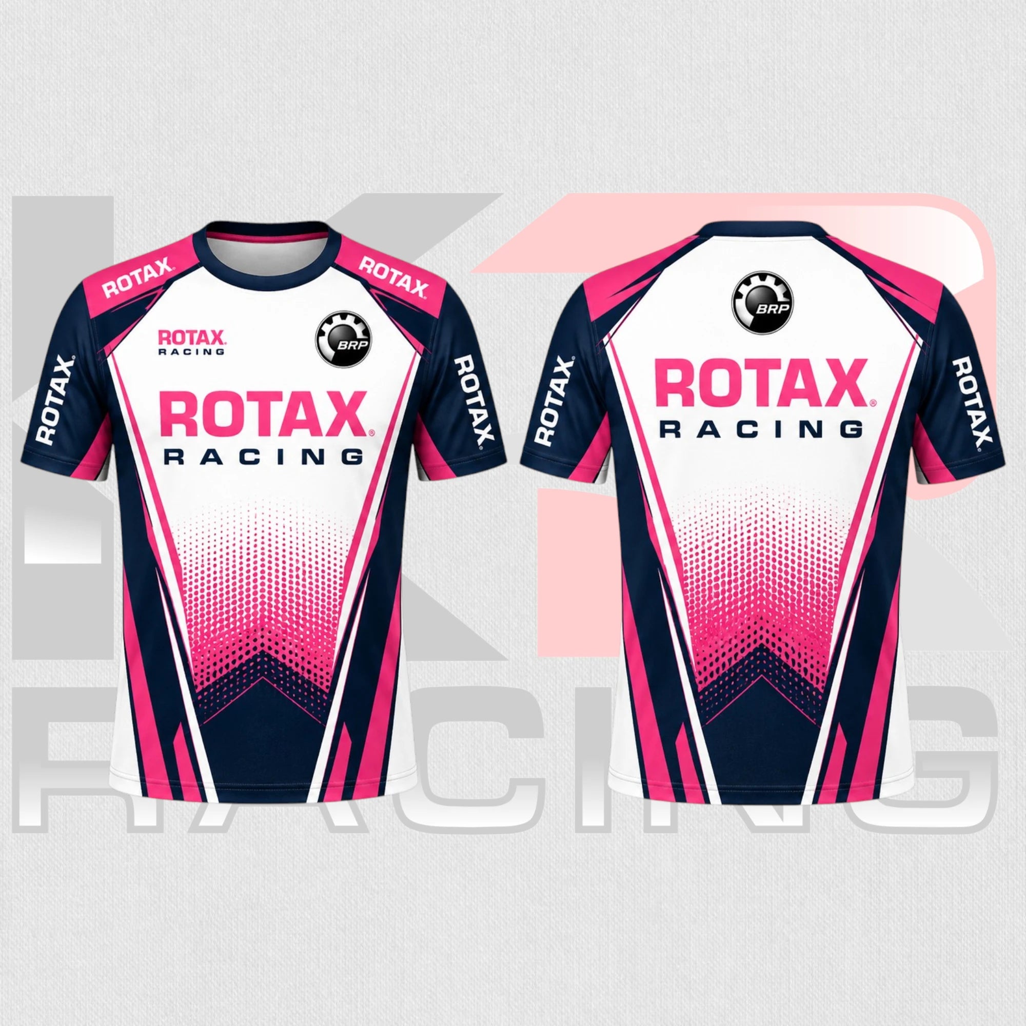 ROTAX Motorsport Team T-Shirt Pink & White