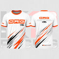 CRG White Orange Racing Performance T-Shirt