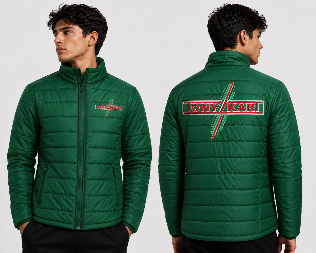 Tony Kart Racing Puffer Jacket Green