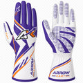 Alpinstar Arrow Kart Racing Gloves White / Purple