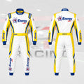 New Energy Corse kart Racing suit Yellow