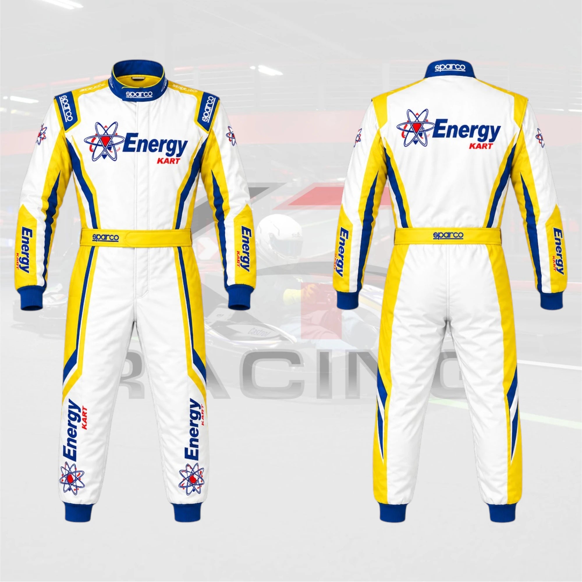 New Energy Corse kart Racing suit Yellow
