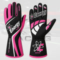 K1 Energy Corse kart Racing gloves Black & Pink