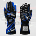 Top Kart Apex Grip Gloves 2026 – Black Blue Performance
