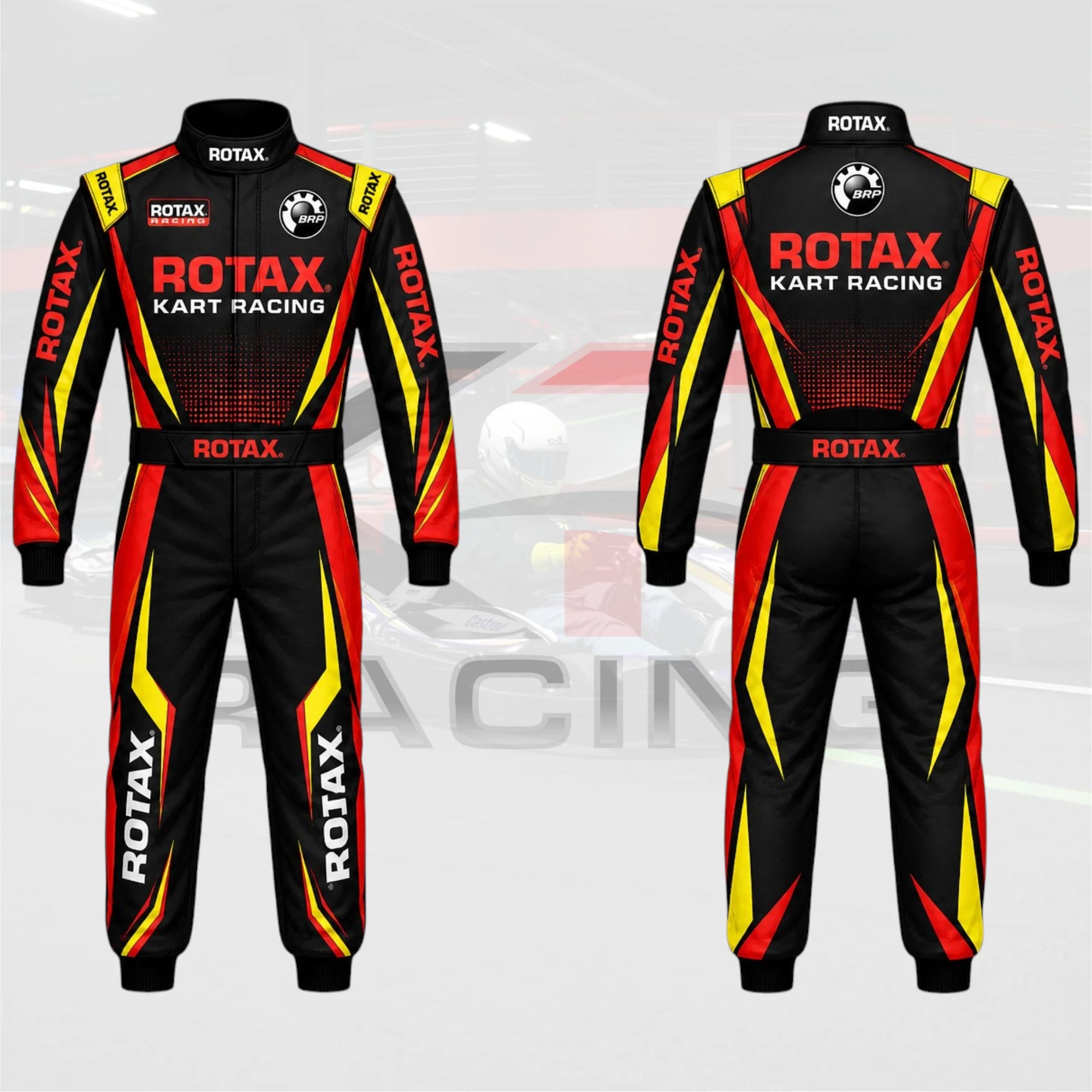 ROTAX Ignite Racing Suit 2026 – Black Red Yellow Edition