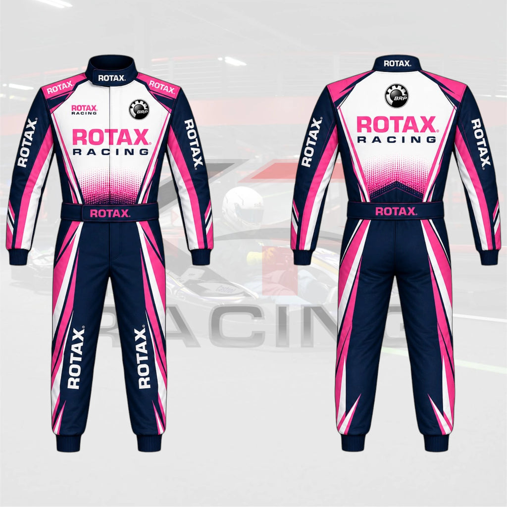 ROTAX Competition Suit 2026 – Navy / Pink / White