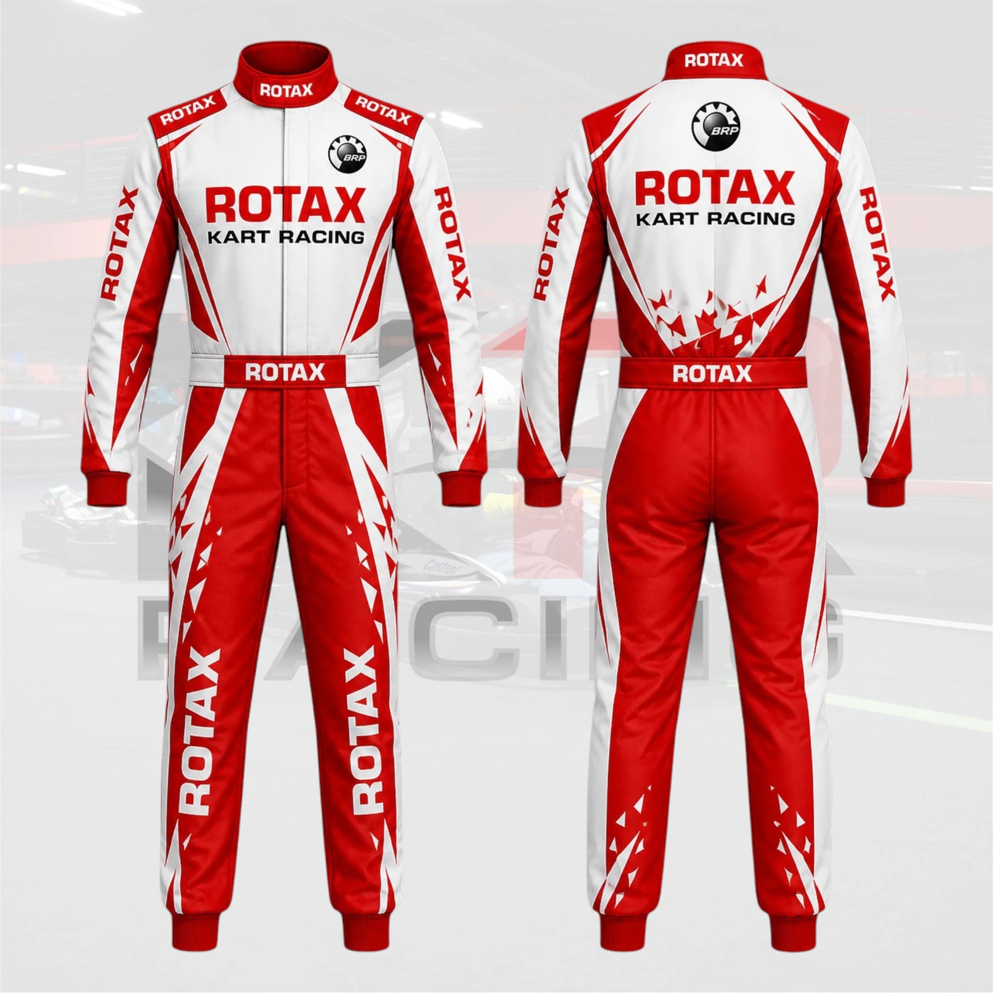 ROTAX Pro Kart Racing Suit 2026 – Red White