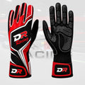 DR Pro Series Kart Racing Gloves red white black