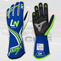 2025 LN kart Racing gloves Blue & Green