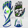 2025 LN kart Racing gloves White & Green