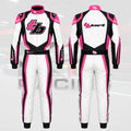 2025 TB Kart Racing Suit Pink & White