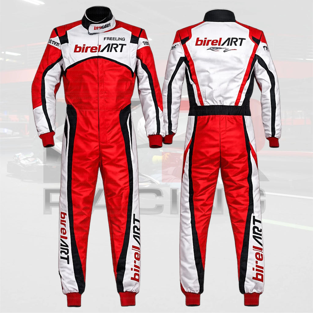 Birel Art Freem Kart Race Suit Red White
