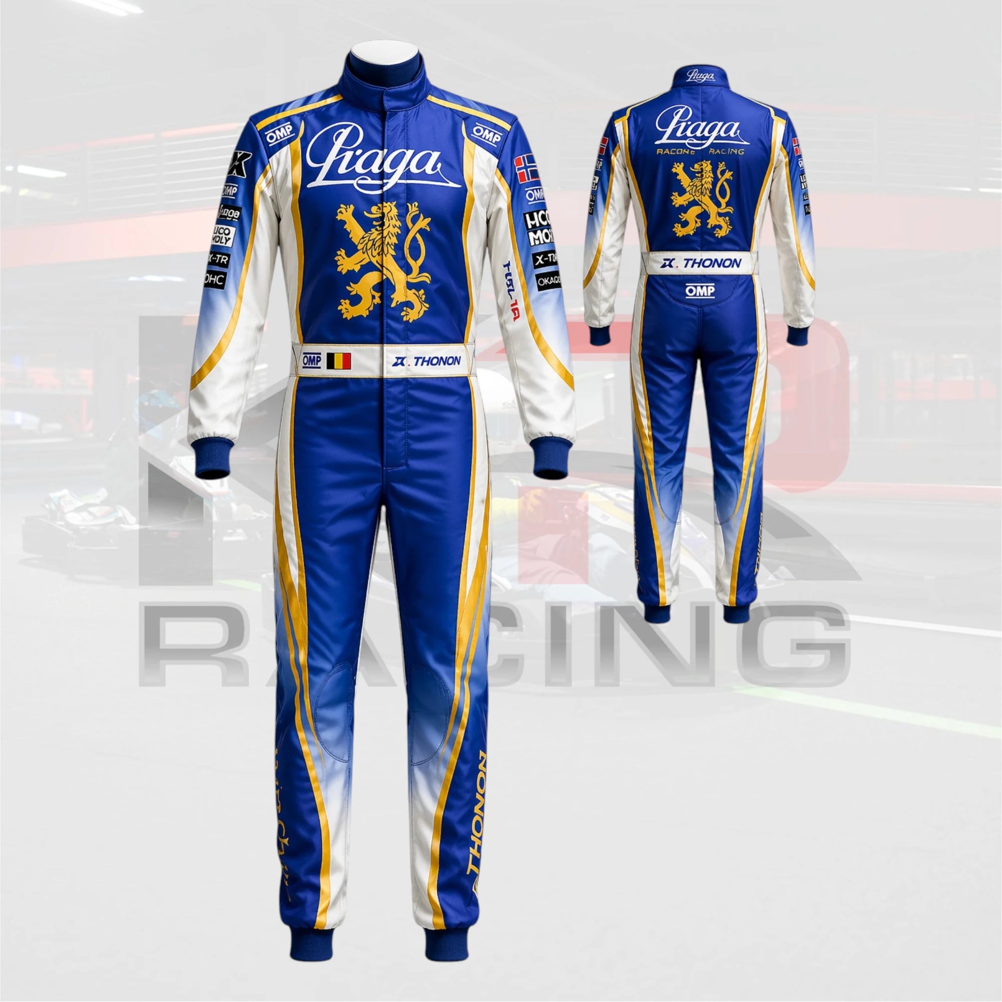 OMP Praga Go Kart Racing suit