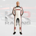 2018 Sparco CRG Go kart Racing suit White