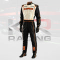 Sparco CRG Go kart Racing suit White Black