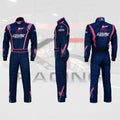 Kosmic Navy-Pink Performance Kart Racing Suit