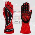 Birel Art Kart Racing Gloves Red / Black
