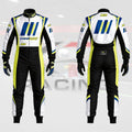 2023 Compkart kart Go kart Racing suit White & Black