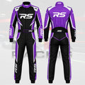 New RS Kart Racing Suit Black / Purple
