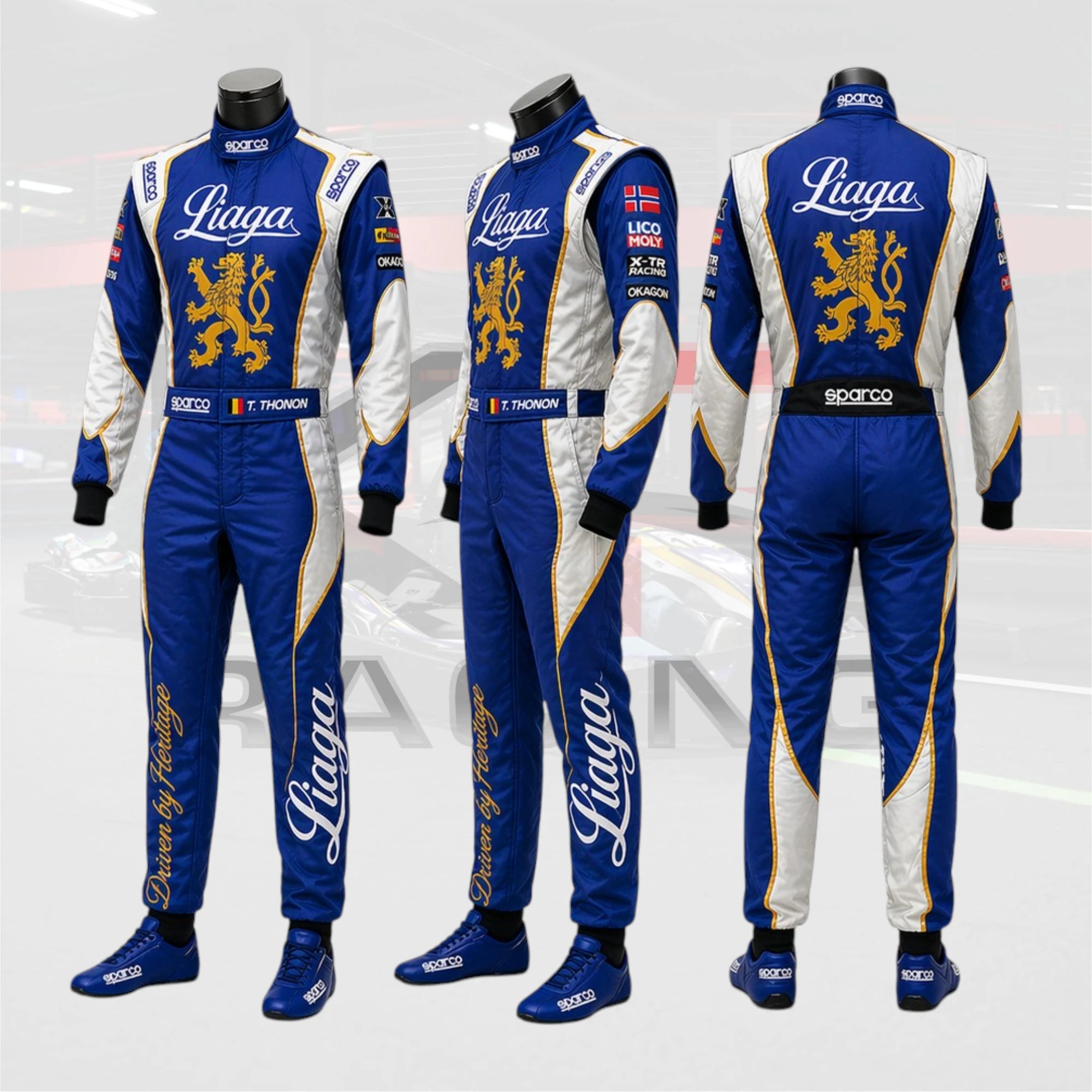 Sparco praga kart Racing suit